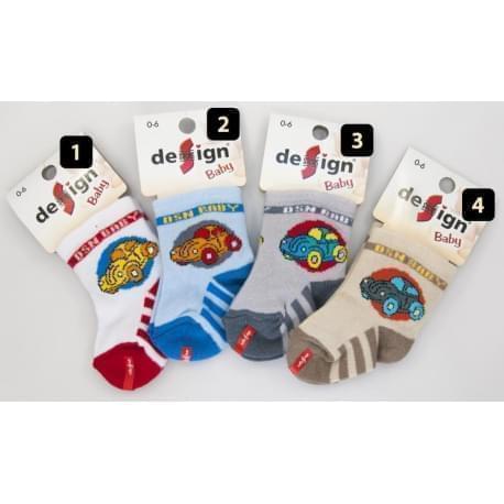 Design Socks dětské ponožky autíčko