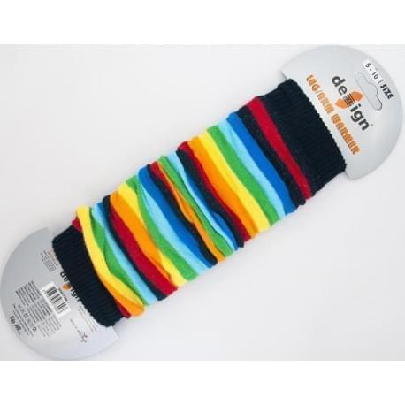 Design Socks dětské návleky na nožičky DUHA