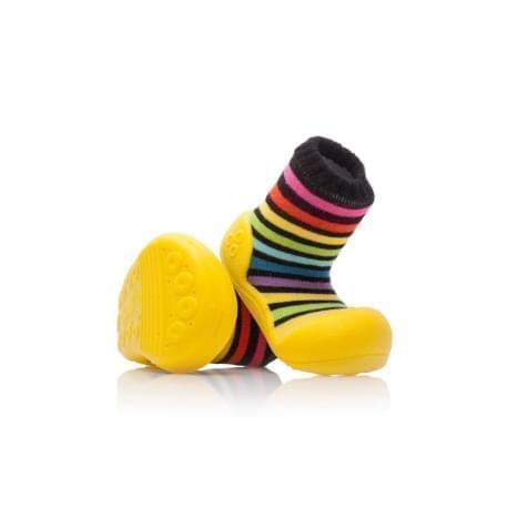 První botičky Attipas - Rainbow Yellow
